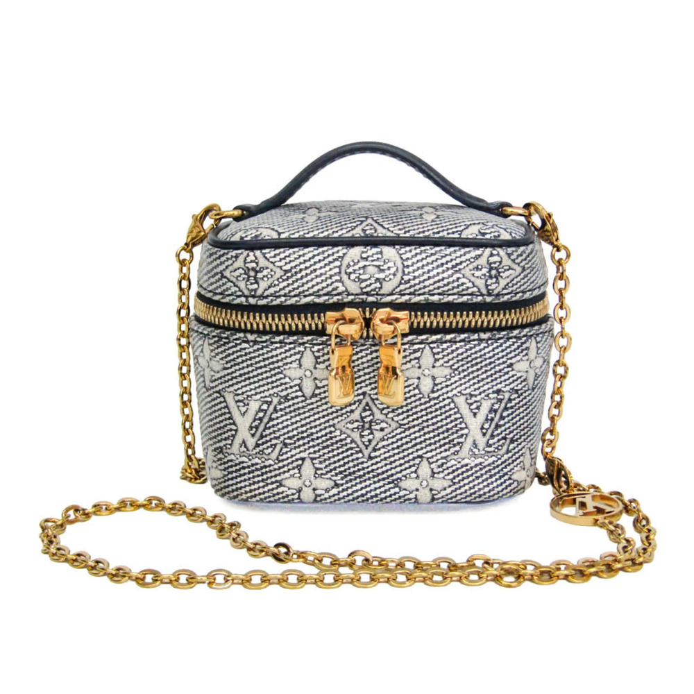 Louis Vuitton Monogram Laminated Jacquard Micro Vanity M82467 Women's Pouch,S...